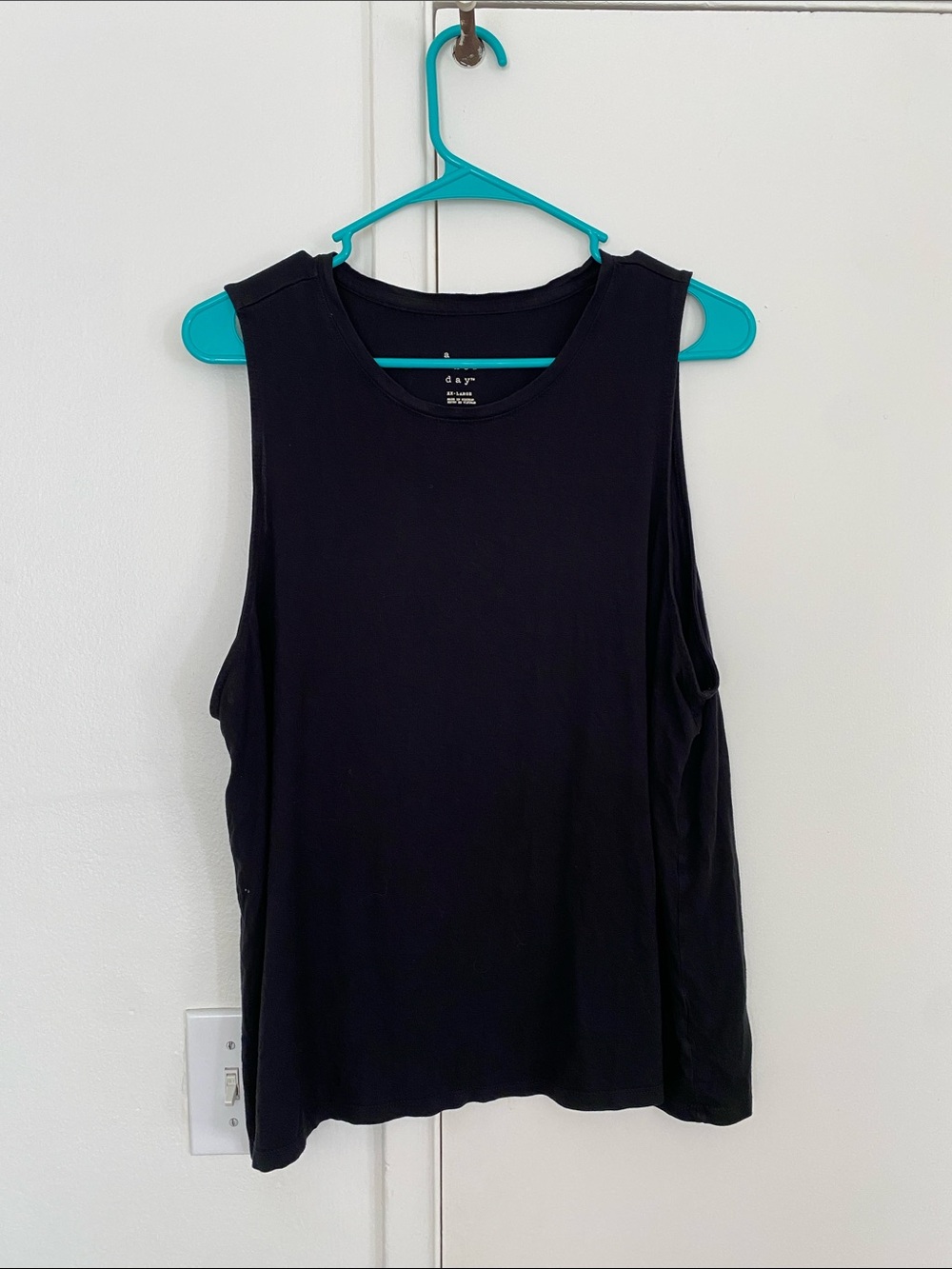 Black Sleeveless Tank Top